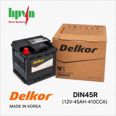 Ắc Quy Delkor DIN45R (12V-45AH)