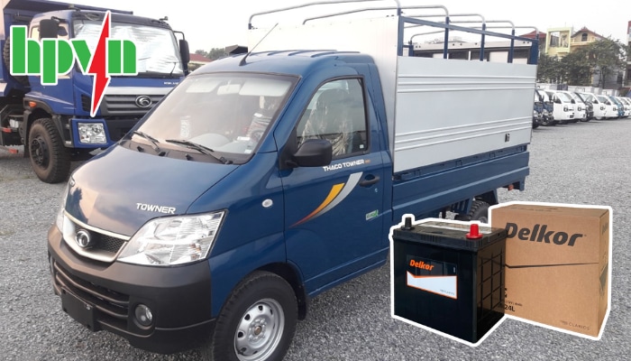 Bình ắc quy xe tải Thaco 990Kg