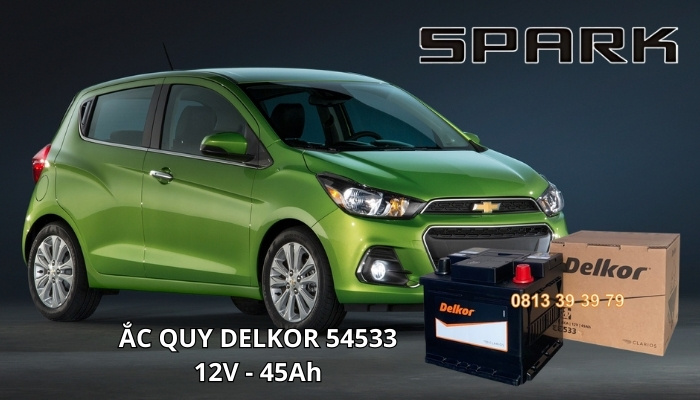 Ắc quy xe Chevrolet Spark