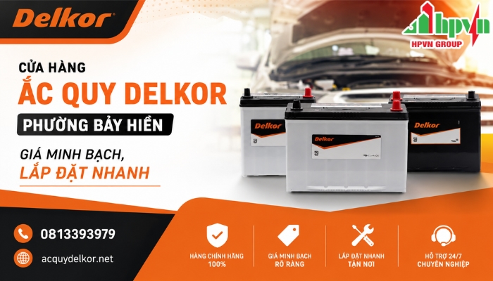 Dịch Vụ Thay Ắc Quy Delkor Phường Bảy Hiền