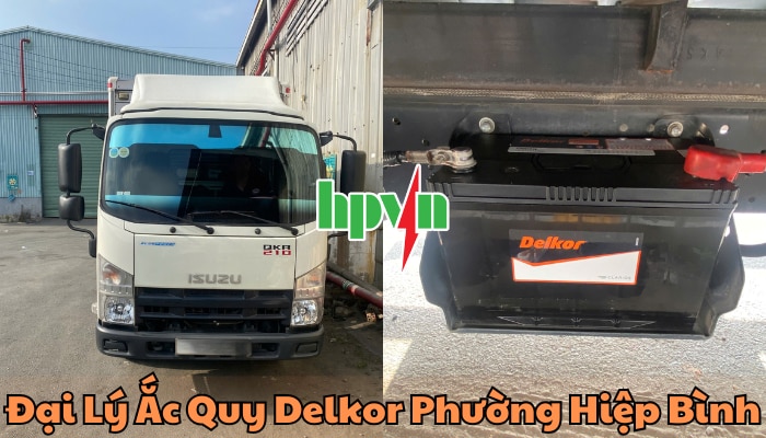 Đại l&yacute; ắc quy Delkor phường Hiệp B&igrave;nh