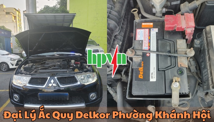 Cửa h&agrave;ng ắc quy Delkor phường Kh&aacute;nh Hội