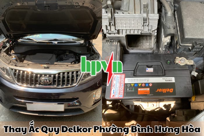 Ắc Quy Delkor Phường Bình Hưng Hòa Cho Xe Ô Tô Gia Đình Và Xe Dịch Vụ