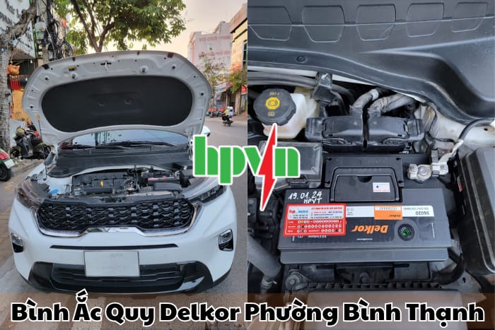 Thay Bình Ắc Quy Delkor Phường Bình Thạnh Tại Nhà Miễn Phí, Uy Tín