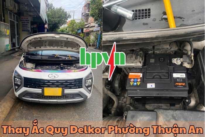 Dịch Vụ Thay Ắc Quy Delkor Phường Thuận An – Nhanh Gọn, An Tâm