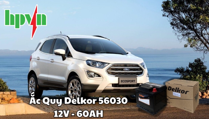 B&igrave;nh ắc quy Delkor xe Ford Ecosport