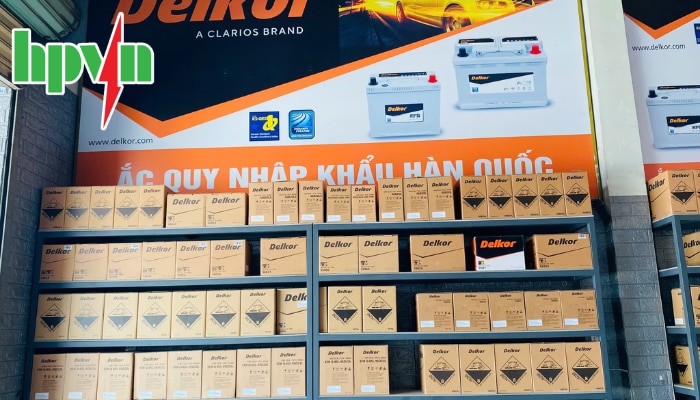 Sản phẩm ắc quy Delkor chính hãng, nguồn gốc đầy đủ