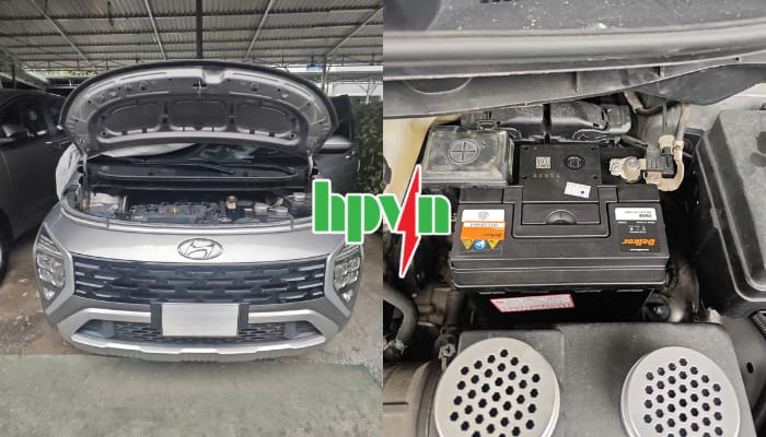 Thay b&igrave;nh ắc quy Delkor xe Hyundai Stargazer
